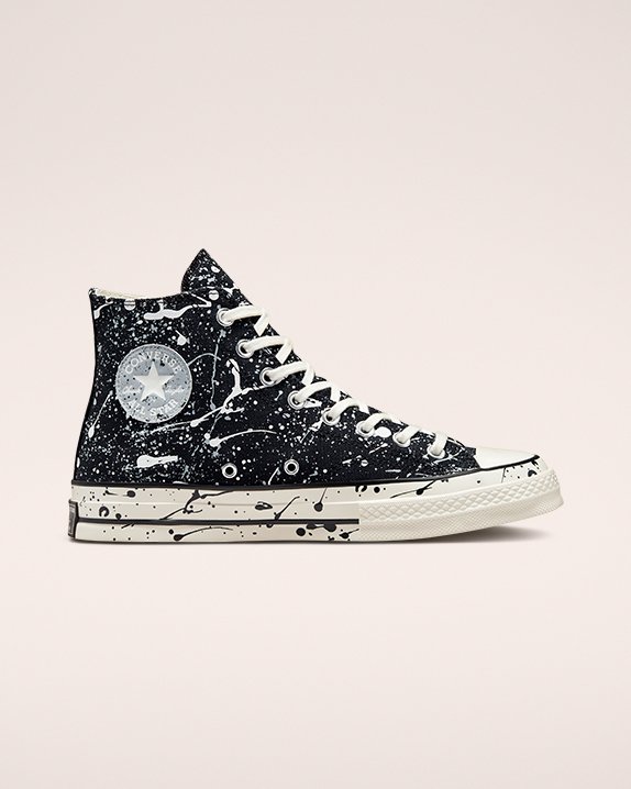 Converse Chuck 70 Paint Splatter High Top μαυρα | A17337B