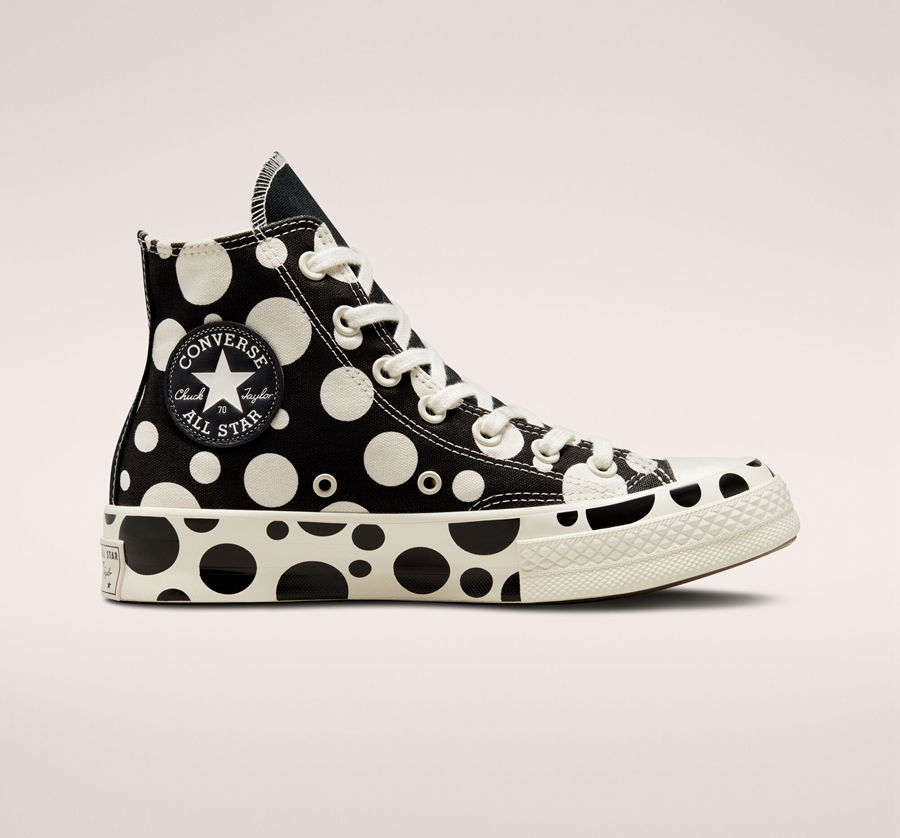 Converse Chuck 70 Polka Dots μαυρα | A72610C