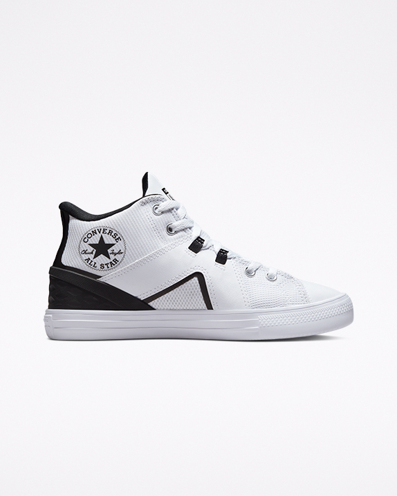 Converse Chuck Taylor All Star Flux Ultra Mid ασπρα | A44367A