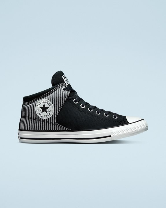 Converse Chuck Taylor All Star High δρομου Mid μαυρα | A06782P