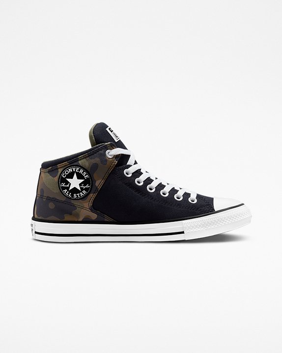Converse Chuck Taylor All Star High δρομου Mid μαυρα | A94094F