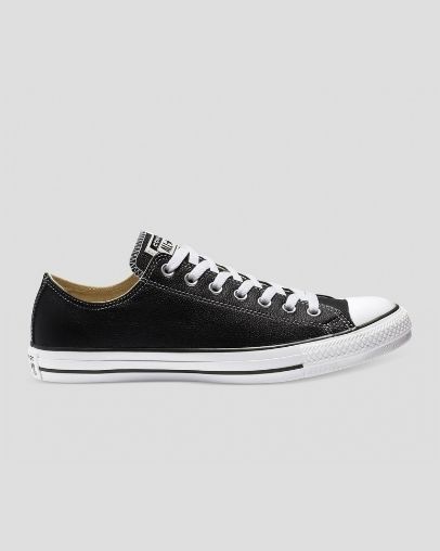 Converse Chuck Taylor All Star κλασικα δερματινα Low Top μαυρα | A70061H