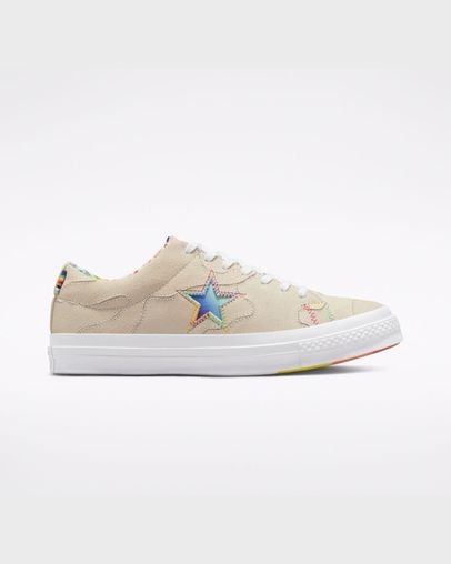 Converse One Star Pride Low Top Μπεζ | A07670W