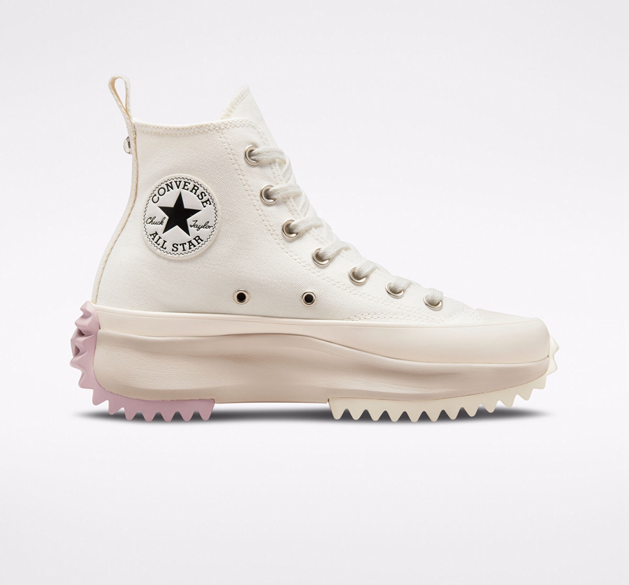 Converse Run Star Hike flatforms Embroidered Crystals Μπεζ | A50322K