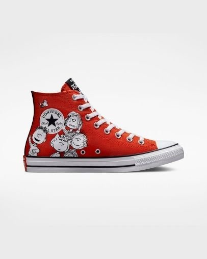 Converse x Peanuts Chuck Taylor All Star High Top κοκκινα | A99827K