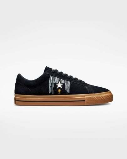 Converse x Peanuts One Star Low Top μαυρα | A21633B